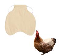 QEXUJOW Flight Game Equipment, 1 Khaki Chicken Saddle Apron, Spring Guard for Hens, Back Guard Belt for Chickens, Special Design to Prevent Spring Picks and Protect the Back