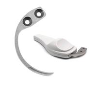 QEXUJOW Magnetic Hook Anti-theft Label Remover Alloy Material Hook Key Magnetic Remover Attachment Silver
