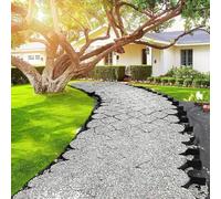 QEXWYSHAALC 2 Inch Slope Gravel Grid Stabilizer Ground Grid,3ft/5ft/10ft/15ft/20ft/25ft/30ft Modern Polyethylene Grass and Gravel Driveway Stabilization Grids for Patio Walkway Shed Base