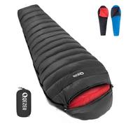 QEZER Ultralight Sleeping Bag for Adults,only 780g Backpacking Sleeping Bag Filled 600+FP Duck Down 5°C 15°C for Camping,and Hiking,Warehouse Outdoor
