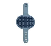 Qfdiwr Adjustable Pet Bath Brush Rubber Curl, 2 Piece Pet Bath Brush with Massage Effect, Dog Shampoo Brush, 26.3 x 12.5 x 1.3 cm Dog Grooming Brush, Soft Pet Brush, Dog Bath Brush