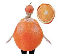 Qfdiwr Adult Costumes - Orange Clothes for Parties and Cosplay - Fancy Dress Set for Festivals, Shows and Carnivals