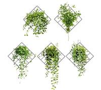 Qfdiwr Artificial Plant Wall Frame | 3D Wall Sticker Artificial Decor | Mini Fake for Bedrooms, Sofa Backgrounds, Living Rooms, Bedrooms