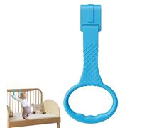 Qfdiwr Baby Bed Pull Ring, 4 Pieces Rings for Cribs, Handle Hand Rings for Baby Toddler, Baby Hand Rings Handle, Removable Hand Rings for Leg Exercise, Help the Child Get Up in the Cradle