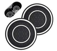 Qfdiwr Car Coasters | Set of 2 Non-Slip Coasters Washable Waterproof | Absorbent Washable Non-Slip Mat for Driving, Travel, Off-Terrain Daily Journeys and Youth
