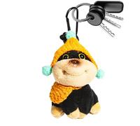 Qfdiwr Charm Handbag | Cute Plush Puppy Bee Keyring Backpack Accessory | Trendy Plush for Adults Decorations Birthday Christmas Keyring Backpack, Se référer au descriptif, refer to the description