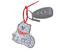 Qfdiwr Dog Hair Charm - Animal Hair Collector Locket - Acrylic Commemorative Decoration Cute Souvenir for Women Men Youth Backpack Satchel Handbag Animal