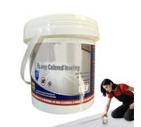 Qfdiwr Epoxy Coloured Sand Floor Paint 600 g Non-Slip Waterproof Epoxy Paint for Concrete Floors Self-Leveling Without Pungent Odor for Worktops, Tiles