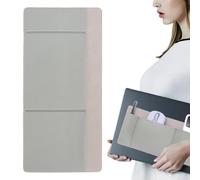 Qfdiwr External Hard Drive Holder - Organizer for Computer Accessories 3 Pockets | Universal Self Adhesive Organizer for Cables and Cards on the Go