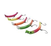 Qfdiwr Hard fishing lures, set of 5 slow immersion lures in arc shape - compact lures for seawater, for fishermen, fathers, husbands: lakes, rivers, rivers, rivers, reservoirs