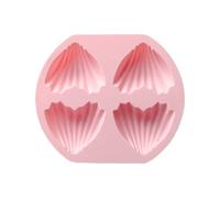Qfdiwr Heart Shaped Baking Pans for Cakes, Silicone Heart Cake Mould | 4-Cavity Handmade Fondant Maker Pan | Baking Maker Mould for Rubber, Candy, Fudge, Caramel