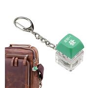 Qfdiwr Keyboard Fidget Clicker | Illuminated Key Clicker Toy | Novelty Toys Printed with Chinese Characters for Home School Office Hanging Bags and Keys