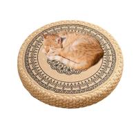 Qfdiwr Meditation Floor Cushion | Ergonomic Round Seat Cushion, Meditation Pillow, Boho Round Mat for Yoga and Relaxation at Home