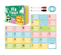 Qfdiwr Pen Master Training Cards for Writing - Fine Motor Development Toy - Writing and Pen Mastery Learning Cards for Boys and Girls
