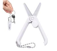 Qfdiwr Portable Scissors - Retractable Kitchen Tool | Multifunctional Scissors with Key Ring - for Men Women Teens Family Friends