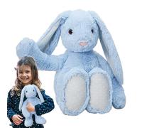 Qfdiwr Rabbit Stuffed Animal, Rabbit Plush Pillow, Rabbit Toy with Falling Ears Soft Plush Toy - Cuddly Plush Animal Shape for Living Room Bedroom