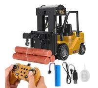 Qfdiwr Remote Control Construction Vehicle | with Lighting | Remote Control Construction Car Toy - for Yard Balcony Living Room Garden Beach Playground Classroom