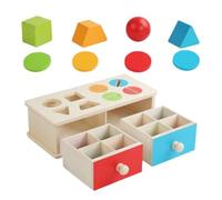 Qfdiwr Shape Sorting Game - Educational Learning Toy | Interactive Learning Game with Matching for 2-4 Years Developing Visual Coordination at Home or School