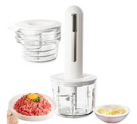 Qfdiwr Small Kitchen Grinder | Lightweight Meat Mincer, Multifunction Electric Food Processor for Preparations, Home Purees, Fruits and Vegetables