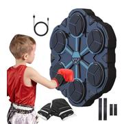 Qfdiwr Wall Mounted Boxing Trainer, Music Punching Machine, Smart Boxing Machine with Gloves Musical Punching Machine, Wireless Boxing Target for Boxing Wall Mounted Lightweight for