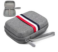 QFDSHOPCO GPS Case Hard Carrying Case Portable Zipper Bag Compatible with Garmin Edge Explore 2 Garmin Edge 1050 1040 1030 Plus 840 830 820 540 530 520 GPS Protective Case (grey)