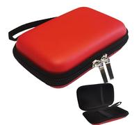 QFDSHOPCO GPS Case Hard Carrying Case Protective Case Zipper Bag Compatible with Garmin Edge Explore 2 Garmin Edge 1050 1040 1030 Plus 840 830 820 540 530 Cables and Varia RTL515 Radar (Red)