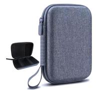QFDSHOPCO GPS Case Hard Shell Carrying Case Shockproof Storage Pouch Organizer Bag Compatible with 5-6 Inch GPS Navigator Garmin Zumo XT2 dezl OTR500 610 620 Nuvi 66LM 65 64 Tomtom Cable 6 Inch (grey)
