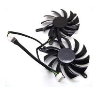 QFFOZSW 2pcs DC BRUSHLESS FAN PLD08010S12HH 12V 0.35A 75mm 86x86x42mm For MSI GTX 580 460 GTX560 Video Card Fan 4Pin Easy to replace