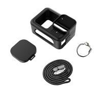 QFFOZSW For Gopro for Hero 13 Camera for Silicone Case GoPro13 Cover Len Cap Lanyard Full Protective Sleeve