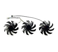 QFFOZSW For PNY for GeForce RTX4060ti 4070 4070ti 4070S 4070tiS for VERTO Triple Fan OC Graphics Card Laptop parts(Set of three fans)