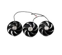 QFFOZSW Graphics card fan RTX5080 RTX5090 GPU Fans PLD10020B12H DC12V 0.65A 4Pin for MSI for GeForce RTX 5070 Ti 5080 5090 SUPRIM OC Easy to replace(3-Fan)