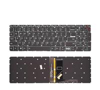 QFFOZSW Russian Spanish Brazil Keyboard for for Ideapad S145-15 S145-15IIL 81W8 15API 15AST 15IGM L340-15IWL SN20M63083 PK1329A1A18 Easy to replace(US Blue Backligh)
