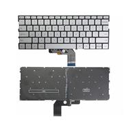 QFFOZSW US keyboard for XIAOMI MI air 13 161301-01 mk10000005761 490.09U07.0D01 9Z.ND7BW TM1604 TM1613R TM1704 TM1703 161301 Laptop parts(Silver)