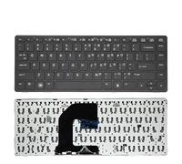 QFFOZSW US Russian Laptop Keyboard For HP for EliteBook 8460p 8460w 8460b 8470p 8470w 8470b 6460p 6460w 6460b 6470p 6470w 6470b Easy to replace(US Black New)
