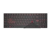 QFFOZSW US Spanish backlit keyboards for Y520 15IKB Y720 English SN20M27296 LCM16F8 Easy to replace(RU Red Backlight)