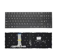 QFFOZSW US Spanish backlit keyboards for Y520 15IKB Y720 English SN20M27296 LCM16F8 Easy to replace(US White Backlight)
