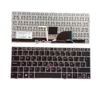 QFFOZSW US UI Russian Spanish Latin Brazil Portuguese Laptop Backlit Keyboard For HP for EliteBook 2170p 2170 Notebook PC Easy to replace(SP NoBacklit Silver)