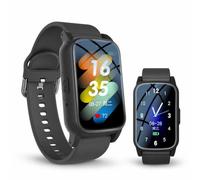 QFGain Auto Fall Detection GPS Smart Watch for Seniors, SOS Emergency Alert with GPS Location, 4G Elderly Watch with 2-Way Calling, IP67 Waterproof Black