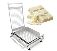 QFGain Cheese Butter Cube Cutter with Wire 2.3 cm & 8.9 cm Cheeser Luncheon Meat Cutting Blade, Replaceable Bread Cutting Board, 304 Stainless Steel Kitchen Cooking Baking Tool