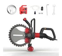 QFGain Concrete Wall Cutter 9980W, Automatic Zero-Dead Angle Flush-Cut Saw for Reinforced Concrete/Red Brick/Foam Wall - 30cm Depth OneSawBlade