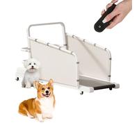 QFGain Dog Treadmill for Small/Medium Dogs - Dog Pacer Training Pad, Dog Treadmill with Move Wheels, Exercise Training Dogs Runner, Low-Noise, Pet Fitness Treadmill