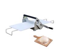 QFGain Dough Sheeter, Manual Pasta Press & Dough Roller Machine for Pizza, Noodle Making, Stainless Steel Countertop, Commercial Bakery Equipment for Restaurant & Home Kitchen NotFoldable