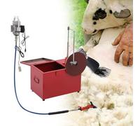 QFGain Electric Shearing Machine Sheep Goats Clipper Shears, 1000W 360° Rotate, Wool Sharpener Clipper Cutter for Horse/Camel/Cattle, Shave Grooming Tool, 3600rpm/min Speed,220V