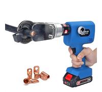 QFGain Portable Rechargeable Hydraulic Cable Cutter & Crimper, Cuts 30-65mm Cable, Auto Reset Piston, Professional Carrying Case for Lineman Ф30mm