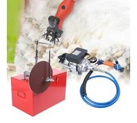 QFGain Sheep Shears, Electric Sheep Clipper Sharpener, 1000W Goat Grinding Shearing Machine, Professional Farm Livestock Shaving Grooming Tool, 3600rpm/min Speed, 360 ° Flexible Rotation,110V