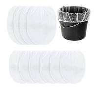 QFGasre 10Pcs Paint Strainer Bags 5 Gallon 1 Gallon Filter Strainer with Elastic Drawstring White Fine Mesh Bag Paint Filter Bag Flow Nylon Mesh for Hydroponic Painting Gardening