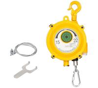 QFhuahang Heavy Duty Spring Balancer 15-22kg (33~49lbs), Tool Hanging Retractor, Retractable Balancer with 1.5m Adjustable Tension Steel Wire Cable, Industrial Tool Hanging Holding Equipment