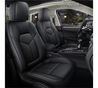 QFJFBGGH Car Seat Covers Custom Full Set Car Seat Cover Leather 5 For BMW X5 E53 E70 F15 F85 X6 E71 E72 F16 86 Z4 E85 89 Accessories Car Seat Cushion Cover(Black,Standard)