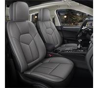 QFJFBGGH Car Seat Covers Custom Full Set Car Seat Cover Leather 5 For BMW X5 E53 E70 F15 F85 X6 E71 E72 F16 86 Z4 E85 89 Accessories Car Seat Cushion Cover(BLACK GRAY,Standard)