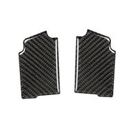 QFJFBGGH Decoration Strips Interior 2Pcs/4Pcs Car Interior Door Inner Handle Door Bowl Trim Cover Frame Carbon Fiber Sticker For Mustang 2015-2022 Frame Cover Trim(2 pcs)